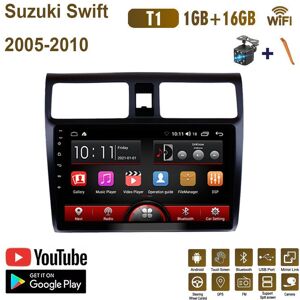 BAODANDP Android Car Stereo Radio For Suzuki Swift 2005-2010 Multimedia Player 2 Din DVD Speakers Head Unit Audio WIFI 1+16GB