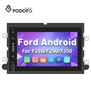 Podofo Android 9.0 2 Din 7 Inch Car Radio Autoradio for Ford F150 F250 F350 Fusion Taurus Freestar MKX Mark Mirror Link GPS Wifi Bluetooth USB FM