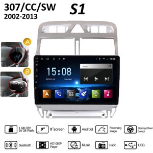 Yousui Auto parts Car Radio Android Gps Navigation Player For Peugeot 307 307CC 307SW 2002-2013 Multimedia Stereo WiFi Video 2din 2 DIN 1+16GB