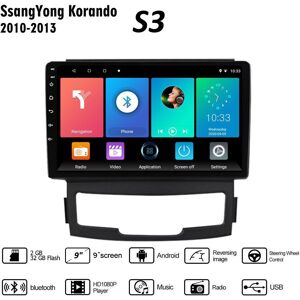 Yousui Auto parts Wireless Android Car Radio Carplay For SsangYong Korando Actyon 2010-2013 Multimedia Video Player GPS Navigation WIFI 2+32GB