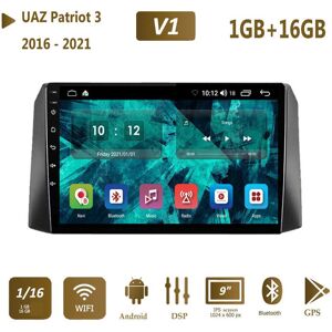 icreative For UAZ Patriot 3 2016 - 2021 Car Radio Multimedia Player Navigation GPS WIFI Stereo Auto Android 2 Din 1+16GB