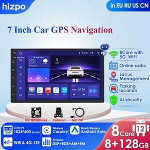 Car Radio Hizpo 2GB+32GB Carplay 7inch 2 Din Android Universal Car Multimedia Player Stereo 2Din Video Autoradio Head Unit Stereo Navigation GPS WiFi