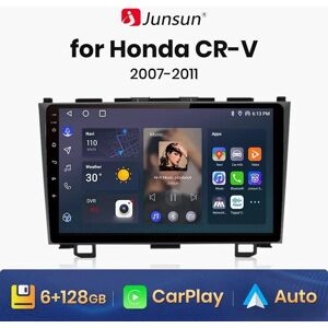 Junsun V1 AI Voice Wireless CarPlay Android Auto Radio for Honda CRV CR-V 3 2007-2011 4G Car Multimedia GPS 2din autoradio