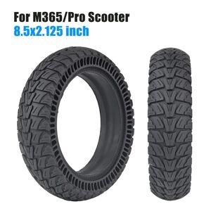 TOMTOP JMS Rubber Solid Tire Replacement 8.5x2.125 Honeycomb Tyre Compatible for Xiaomi M365/Pro Electric