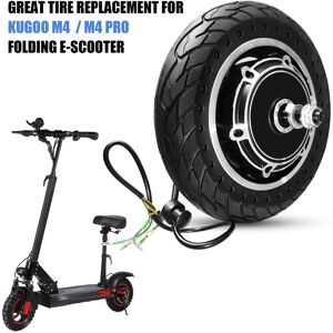 TOMTOP JMS 10'' Electric Scooter Front Tire with Hub Motor Solid Electric Scooter Wheel 48V 500W Brushless Dis