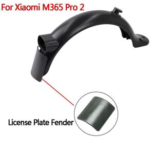 lingmoSH Xiaomi M365 Pro 2 Electric Scooter License Plate Frame Number Plate Holder Rear Fender With Screws