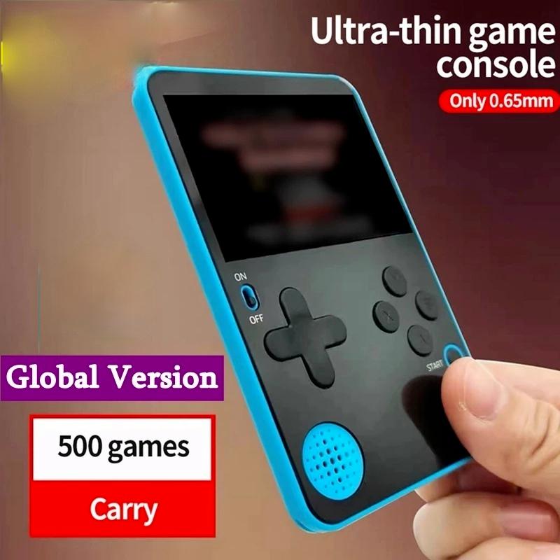 Big Seller Ultra Thin Handheld Video Game Console Portable Game Player Built-in 500 games Retro Gaming Console