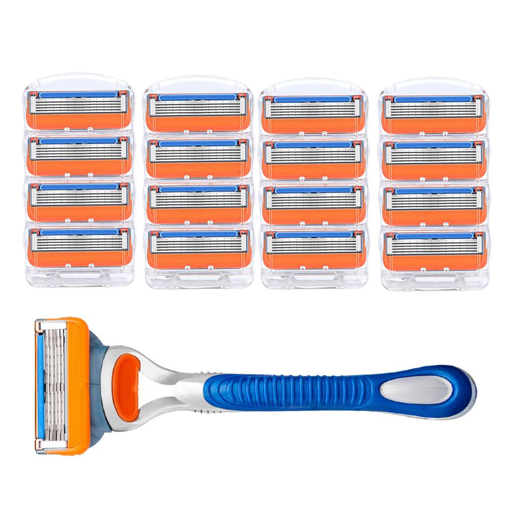 Keep Health Care Razor New Blades Fit 5 for Men Shaving Safety Manual Shaver Machine Replacement Heads Straight Blade