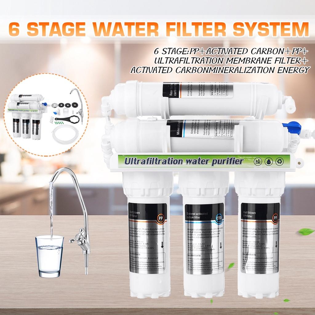 Sea Global 6 Stage Ultrafiltration Water Purifier Home Kitchen Faucet Purifier Drinking Water Filtration System Household Ultras Filtration