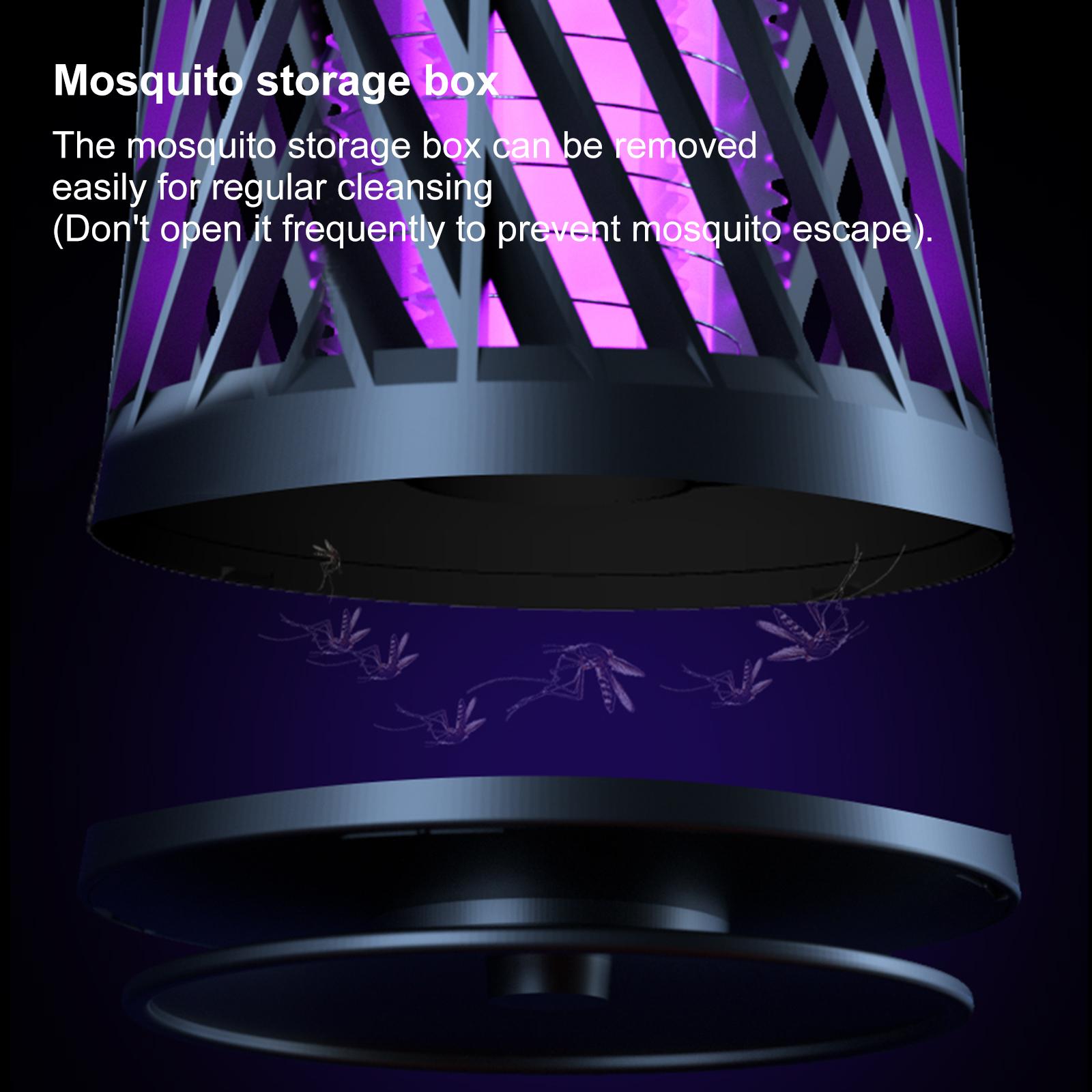 TOMTOP JMS Household Mosquito Killing Lamp Hanging Mosquito Killer Lamp Electric Shock Mosquito Zapper