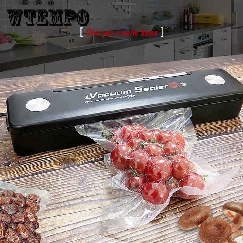 WTEMPO Best Food Vacuum Sealer 220V/110V Automatic Commercial Household Food Vacuum Sealer Packaging Machine