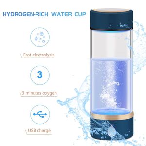 TOMTOP JMS 420ml Portable Hydrogen-Rich Water Generator Bottle Rechargeable Hydrogen Water Bottle Glass Cup