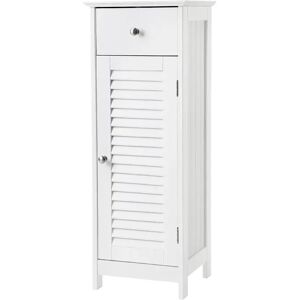 VASAGLE Shutter Door Bathroom Cabinet