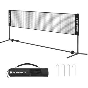 SONGMICS 4m Badminton Tennis Net, Black