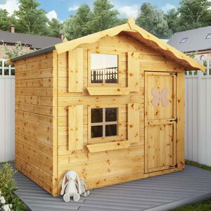 5x7 Mercia Snowdrop Cottage Traditional Kids Wooden Playhouse