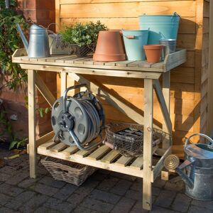 Forest Garden Wooden Potting Bench