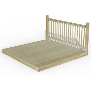 Forest Garden 8' x 8' Forest Patio Deck Kit No. 2 (2.4m x 2.4m)