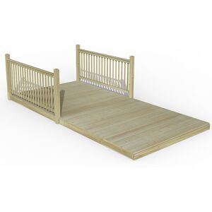 Forest Garden 8' x 16' Forest Patio Deck Kit No. 3 (2.4m x 4.8m)