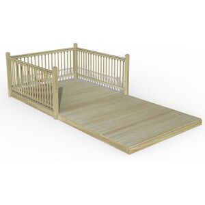 Forest Garden 8' x 16' Forest Patio Deck Kit No. 4 (2.4m x 4.8m)