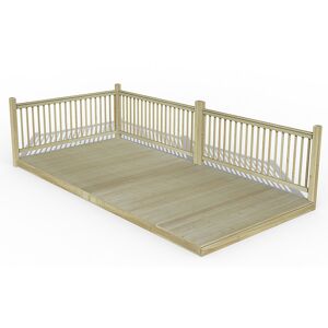 Forest Garden 8' x 16' Forest Patio Deck Kit No. 5 (2.4m x 4.8m)