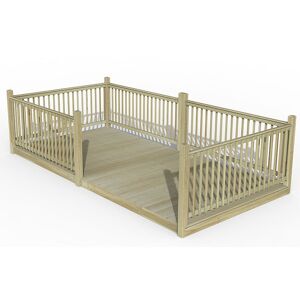 Forest Garden 8' x 16' Forest Patio Deck Kit No. 7 (2.4m x 4.8m)