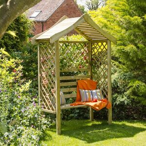 Forest Garden Forest Parisienne Garden Arbour Seat 5'x2'