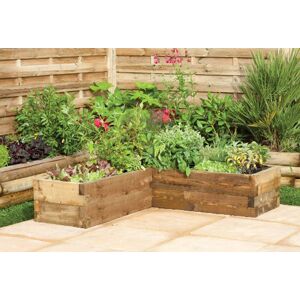 Forest Garden Forest Caledonian Corner Raised Bed 4'x4' (1.3x1.3m)