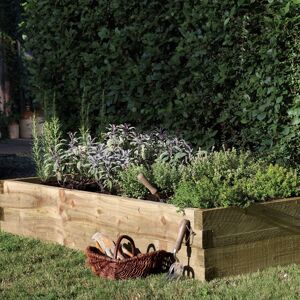 Forest Garden Forest Caledonian Rectangular Raised Bed 6'x3' (1.8x0.9m)