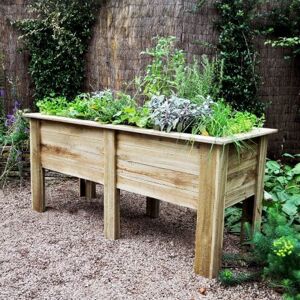 Forest Garden Forest Large Deep Root Wooden Garden Planter 6'x2' (1.8x0.6m)