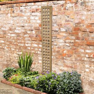 Forest Garden Forest 6' x 1' Premium Framed Decorative Contemporary Square Garden Trellis (1.8m x 0.3m)