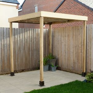 Forest Garden Forest Modular Wooden Garden Pergola 6'5 x 6'5 (2m x 2m)