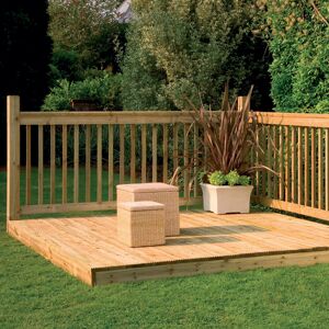 Forest Garden 8' x 8' (2.44x2.44m) Forest Patio Deck Kit