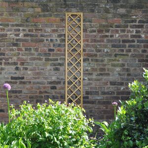 Forest Garden Forest 6' x 1' Hidcote Decorative Diamond Wooden Lattice Trellis (1.8m x 0.3m)