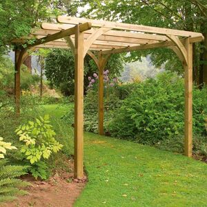 Forest Garden Forest Ultima Wooden Garden Pergola 8' x 8'