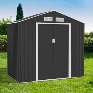 6' x 4' Lotus Hera Apex Metal Shed (1.91m x 1.21m)