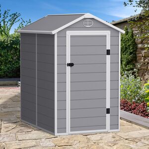 4' x 6' Lotus Animus Apex Plastic Shed with Floor (1.2m x 1.92m)