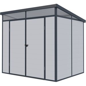 8' x 6' Lotus Canto Grey Plastic Shed (2.38m x 1.92m)