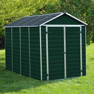 6' x 10' Palram Canopia Green Skylight Plastic Shed (1.85m x 3.04m)