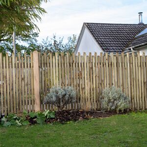 Forest Garden Forest 6' x 3' Pressure Treated Contemporary Picket Fence Panel (1.83m x 0.9m)