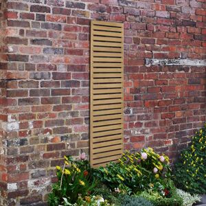 Forest Garden Forest 6' x 1' Pressure Treated Slatted Trellis Panel (1.8m x 0.3m)