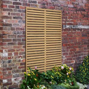 Forest Garden Forest 6' x 3' Pressure Treated Slatted Trellis Panel (1.8m x 0.9m)