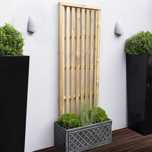 Forest Garden Forest 6' x 2' Pressure Treated Vertical Slatted Garden Screen Panel (1.8m x 0.6m)