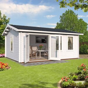 Palmako Iris 5.3m x 4.1m Log Cabin Garden Building (44mm)