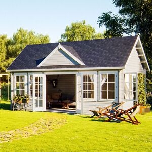 Palmako Claudia 5.4m x 3.9m Log Cabin Garden Room (44mm)