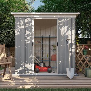 6' x 4' Yardmaster Platinum Tall Pent Metal Shed (1.9m x 1.19m)