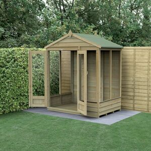 Forest Garden 6' x 4' Forest 4Life 25yr Guarantee Double Door Apex Summer House (1.99m x 1.23m)