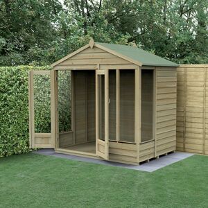 Forest Garden 7' x 5' Forest 4Life 25yr Guarantee Double Door Apex Summer House (2.28m x 1.53m)