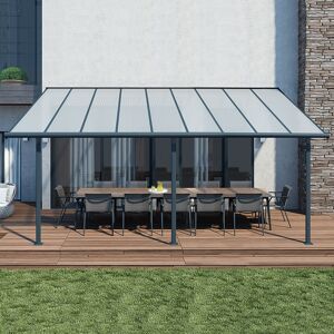 10'x18' (3x5.46) Palram Canopia Sierra Grey Patio Cover