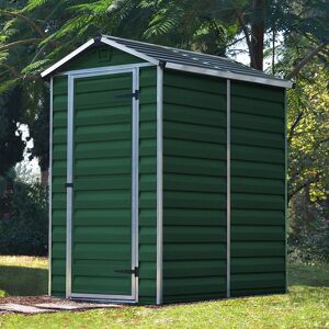 4' x 6' Palram Canopia Dark Green Skylight Plastic Shed (1.21m x 1.77m)