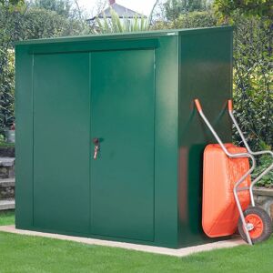 7'2 x 3' Asgard Trojan Plus Metal Shed & Bike Shed Combo (2.2m x 0.95m)